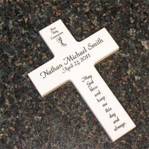 Personalized First Communion Cross