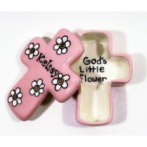 Personalized Ceramic Cross Box