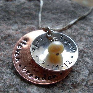 Custom Hand Stamped Scripture Necklace